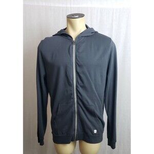 Marine Layer Mens Hoodie Sweater Zipper Jacket Dark Gray Pocket M Casual Cozy